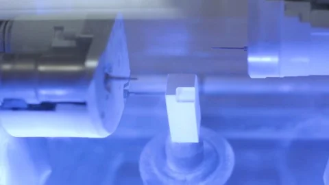 CadCam tooth milling process Stock Footage 73530687