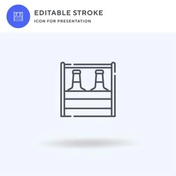 Caddy icon vector, filled flat sign, solid pictogram isolated on white, logo  Stock Illustration