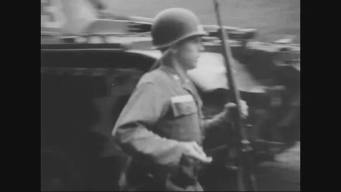 Cadets being trained for individual time trial course - 1950 Stock-Footage 90460417