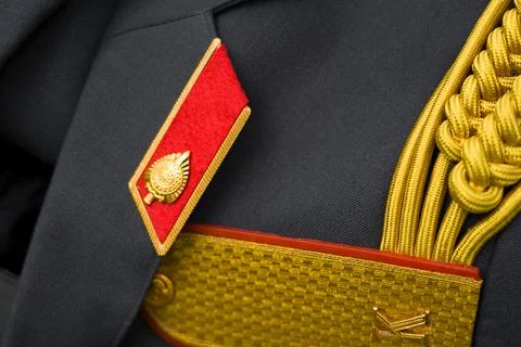 Cadets   uniform close up view Stock Photos