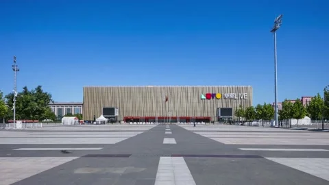 Cadillac Arena Stock Footage 163787148