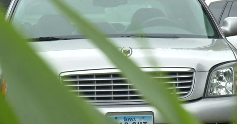 Cadillac in a Corn Field - 4k Stock Footage 65043060