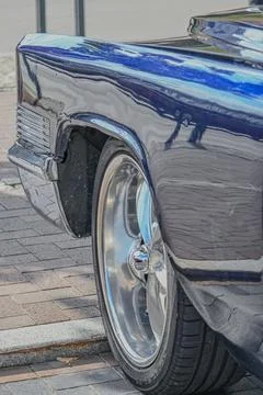 Cadillac Deville 1970 in Lithuania Stock Photos