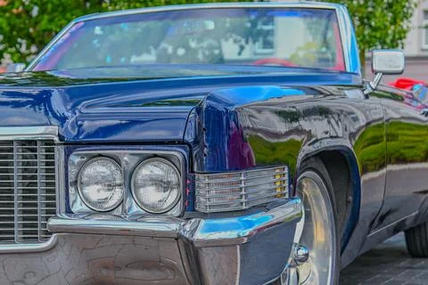 Cadillac Deville 1970 in Lithuania Stock Photos
