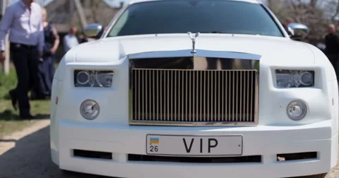 Cadillac. Front view. Bride. Stock Footage 51325210