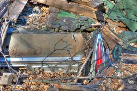 Cadillac Junk Stock Photos