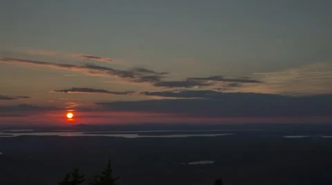 Cadillac Mountain Time lapse Stock Footage 67238670