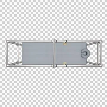 Cadillac Pilates Top View Ilustração Stock