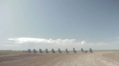 Cadillac Ranch Stock Footage 59763401