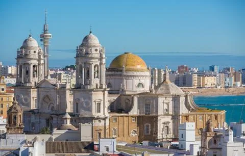 Cadiz Cathedral Foto stock