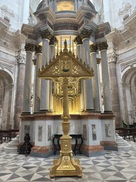 Cadiz Cathedral, Spain Stock Photos