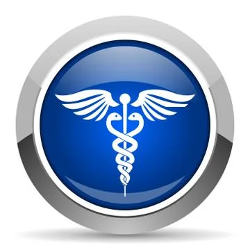 Caduceus icon. Illustration