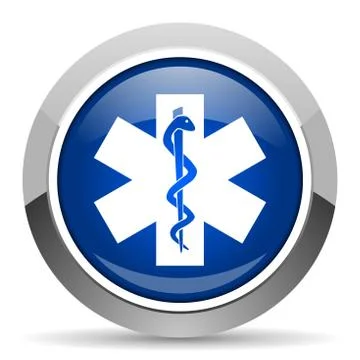 Caduceus icon. Illustration