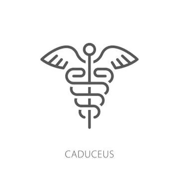 Caduceus icon vector illustration Stock Illustration