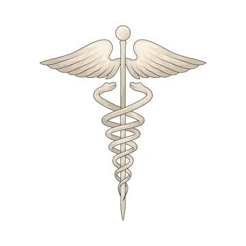 Caduceus illustration Stock-Illustration