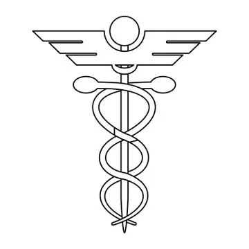 Caduceus Medical Symbol Illustration Stock Photo by ©ricochet69 195827800