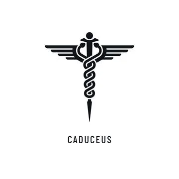 Caduceus Medical Vector Icon Stock Illustration