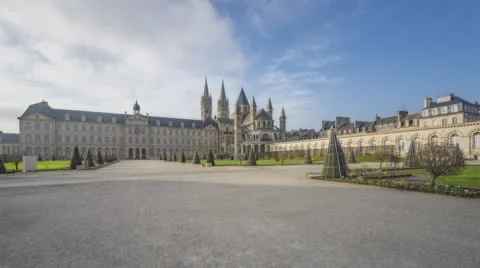 Caen City Hall 스톡 동영상 60942508