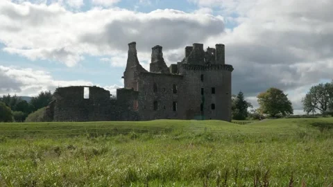 Caerlaverock Castle Video stock 164053532