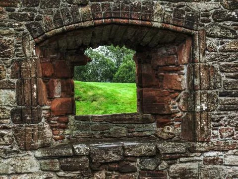 Caerlaverock Castle Stock Photos