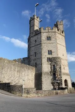 Caernarfon castle Stock Photos