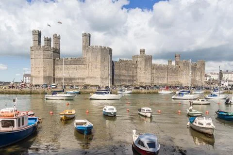 Caernarfon Castle Stock Photos