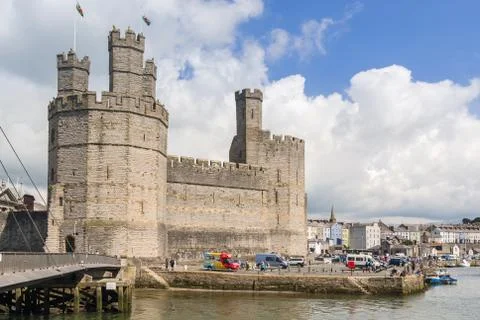 Caernarfon Castle Stock Photos