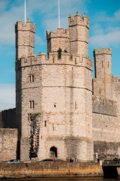 Caernarfon castle Stock Photos