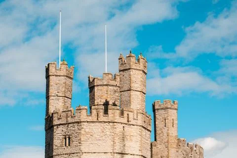 Caernarfon Castle Stock Photos