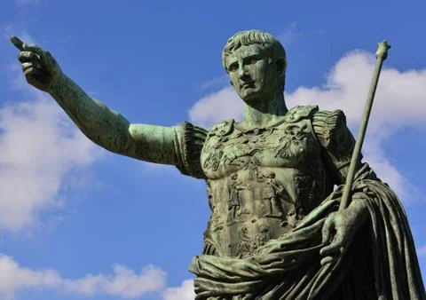 Caesar Augustus the leader Foto stock