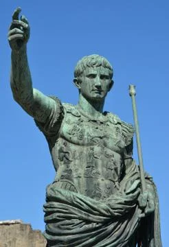 Caesar Augustus the leader Foto stock