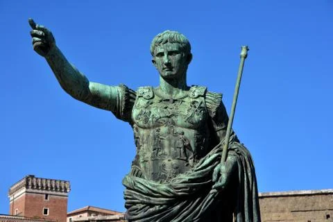 Caesar Augustus the leader Foto stock