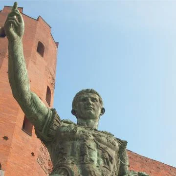 Caesar Augustus statue Stock Photos
