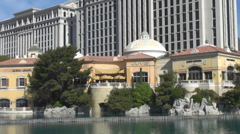 Caesar Palace Las Vegas Strip hotel casi... | Stock Video | Pond5