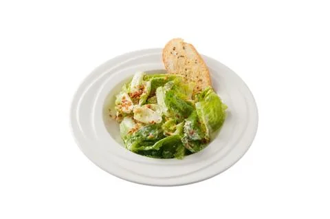 Caesar salad with bacon Stock Photos