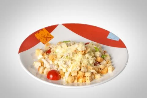 Caesar salad with chicken Stock Photos