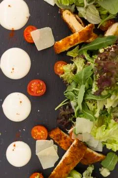 Caesar salad Stock Photos