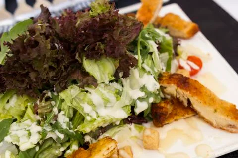 Caesar salad Stock Photos