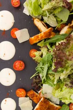 Caesar salad Stock Photos