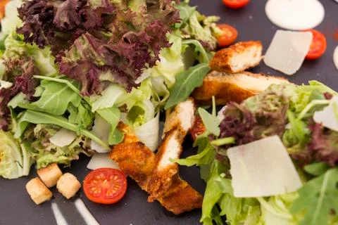 Caesar salad Stock Photos