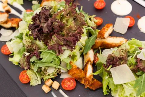 Caesar salad Stock Photos