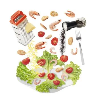 Caesar salad Фото