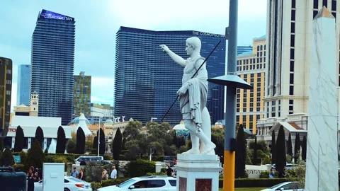 Caesar  Statue Stock Footage 246518431