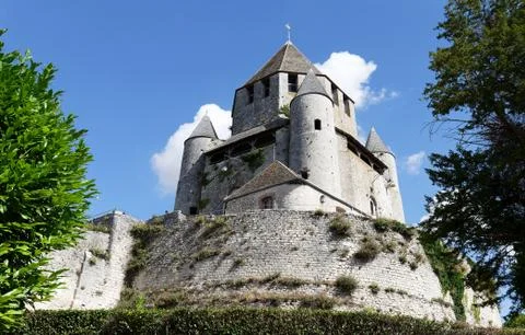 Caesar tower , built under reign of Henry Liberal - landmark and emblem of Pr Stock Photos