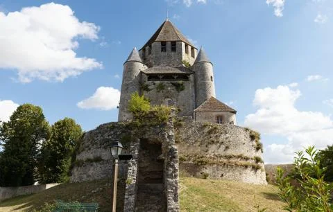 Caesar tower , built under reign of Henry Liberal - landmark and emblem of Pr Stock Photos