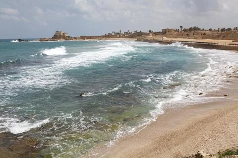 Caesarea Israel Stock Photos