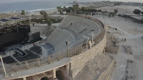 Caesarea maritima - 10-bit Dlog-M Color Profile Stock Footage 120348247