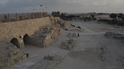Caesarea maritima - 10-bit Dlog-M Color Profile Stock Footage 120348491