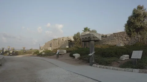 Caesarea maritima - 10-bit Dlog-M Color Profile Stock Footage 120348989