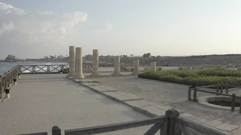 Caesarea maritima - 10-bit Dlog-M Color Profile Stock Footage 120349100